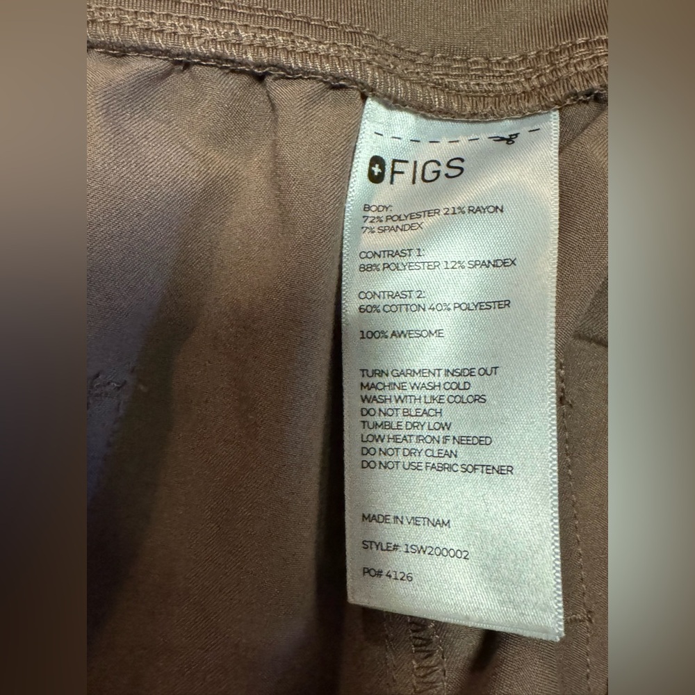 Figs Smokey Taupe Zamora Joggers - Picture 4 of 6